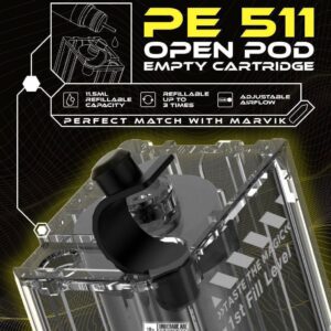 Aladdin Pro PE511 Replacement Empty Cartridge Pod Compatible with PE511 Series
