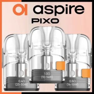 Aspire Pixo Replacement Pod Cartridge 2pcs Pack 0.4ohm 0.6ohm 1.0ohm Mesh Coil