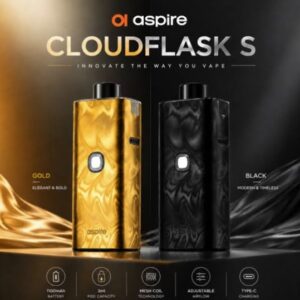 Aspire Cloudflask S Pod Mod Kit 2000mAh 5.5ml Mesh Coil Sub Ohm Vape