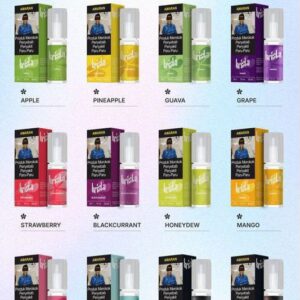 Krista Salt Nic 15ml Flavor E-Liquid Pod Juice Refill 12 Flavors