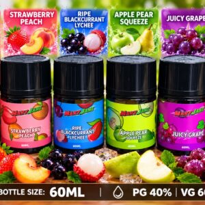 Mary Jane 60ml Freebase E-Liquid 6mg Fruit Flavors Sour Mango Smoothies